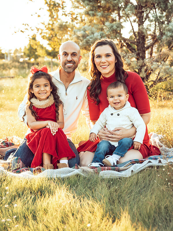 family picture in the park